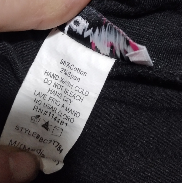 Black Long Sleeve Top with Sequin Detail - Picture 6 of 12